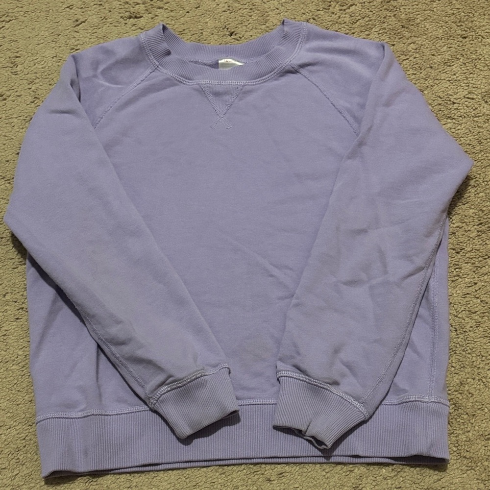 Hanna Andersson Light Purple Crewneck Sweatshirt